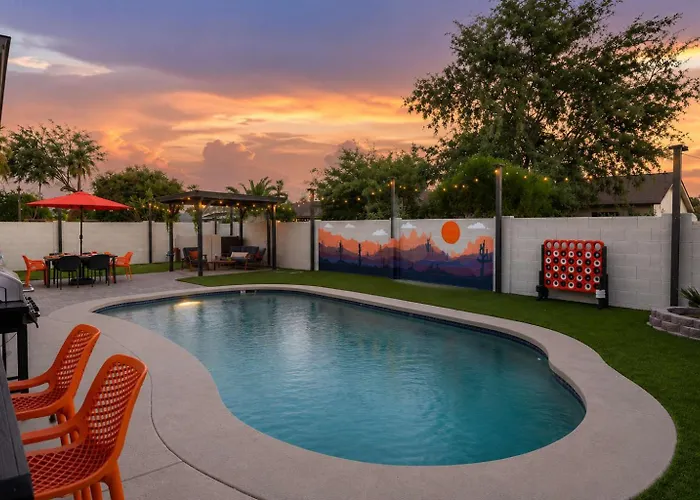 Chic With Backyard Oasis Pool Game * Phoenix
